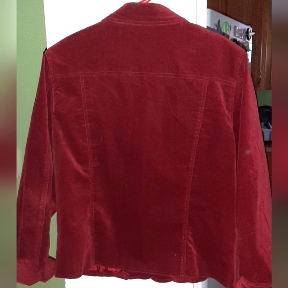 Coldwater Creek Velour Jacket Size Large - Picture 2 of 2